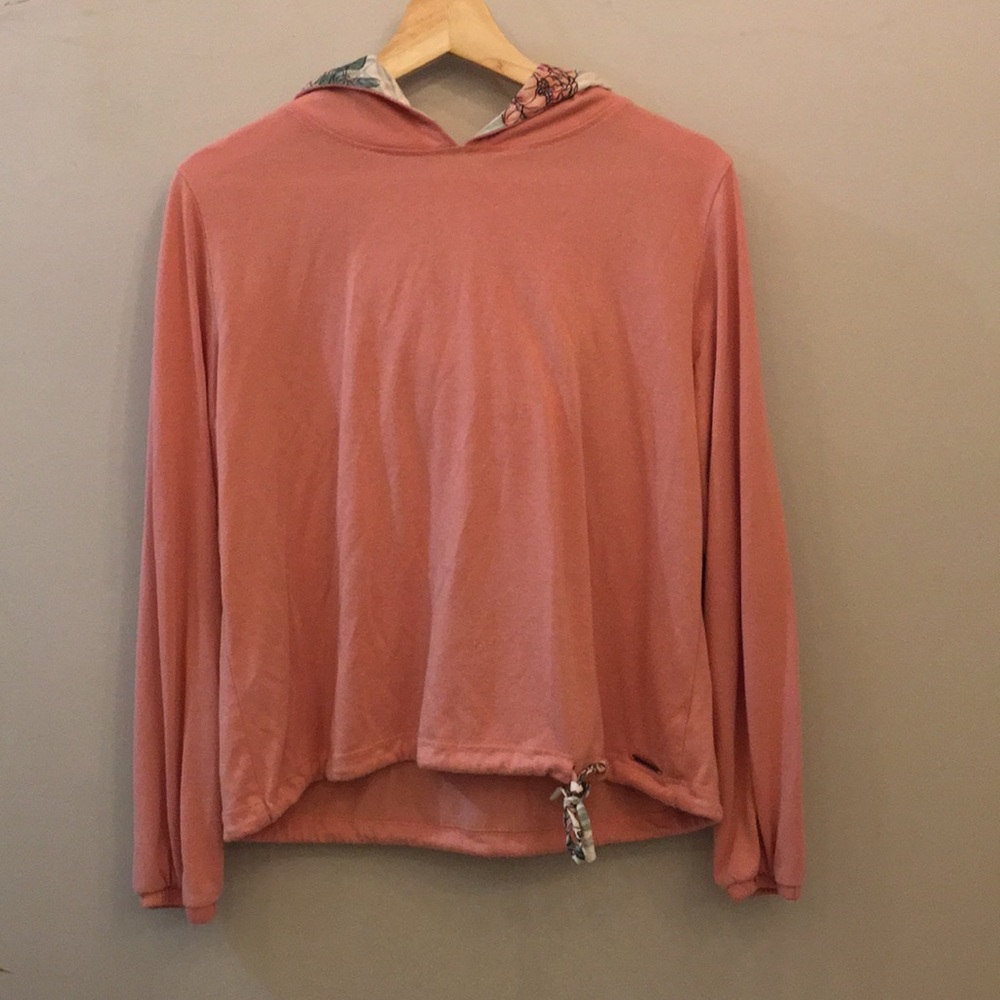Pink hoodie